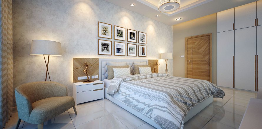 Apartmán v DAR AL JAWHARA v Jumeirah Village Circle, Dubai, SAE 1 spálňa, 142 m2 č. 61679