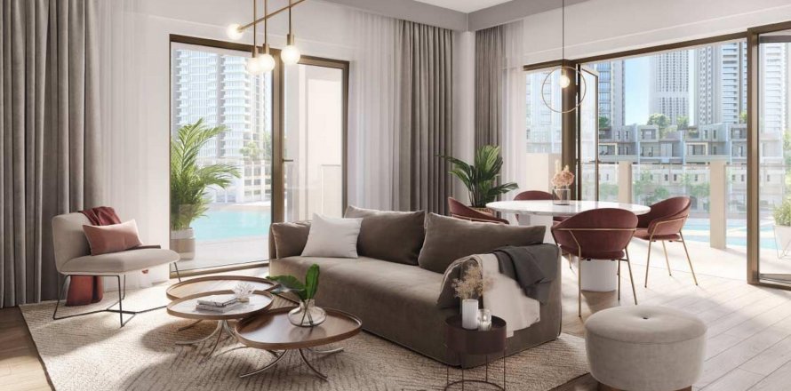 Apartman u GROVE u Dubai Creek Harbour (The Lagoons), UAE 87 m2, 1 spavaća soba Br. 59099