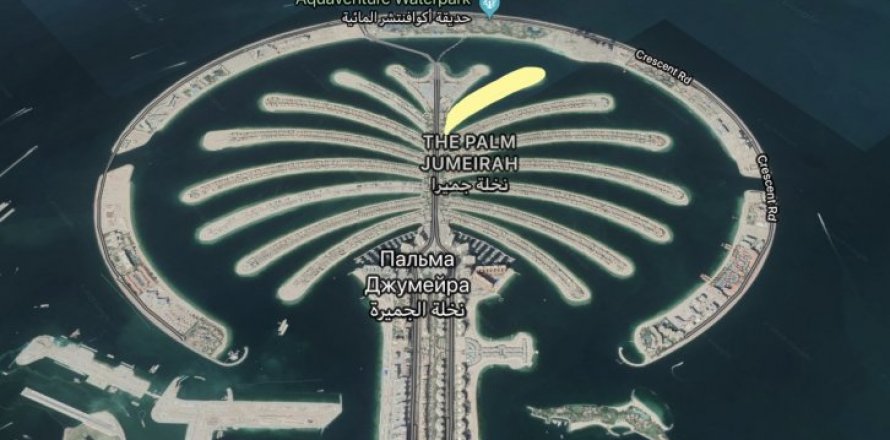 Land in Palm Jumeirah, Dubai, UAE № 1755