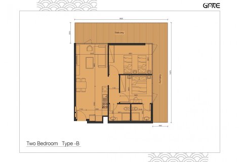 Apartment in THE GATE in Masdar City, Abu Dhabi, UAE 2 bedrooms, 85 sq.m. № 18822 - photo 14