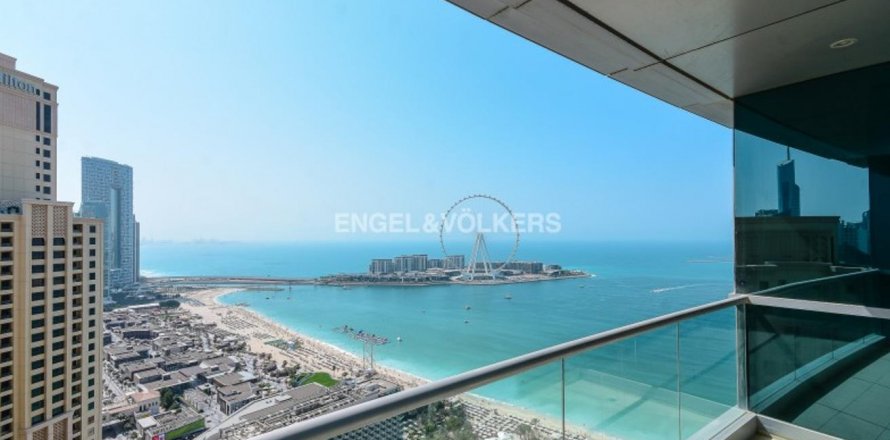 Apartment in AL FATTAN MARINE TOWERS in Jumeirah Beach Residence, Dubai, UAE 3 bedrooms, 190.26 sq.m. № 18574