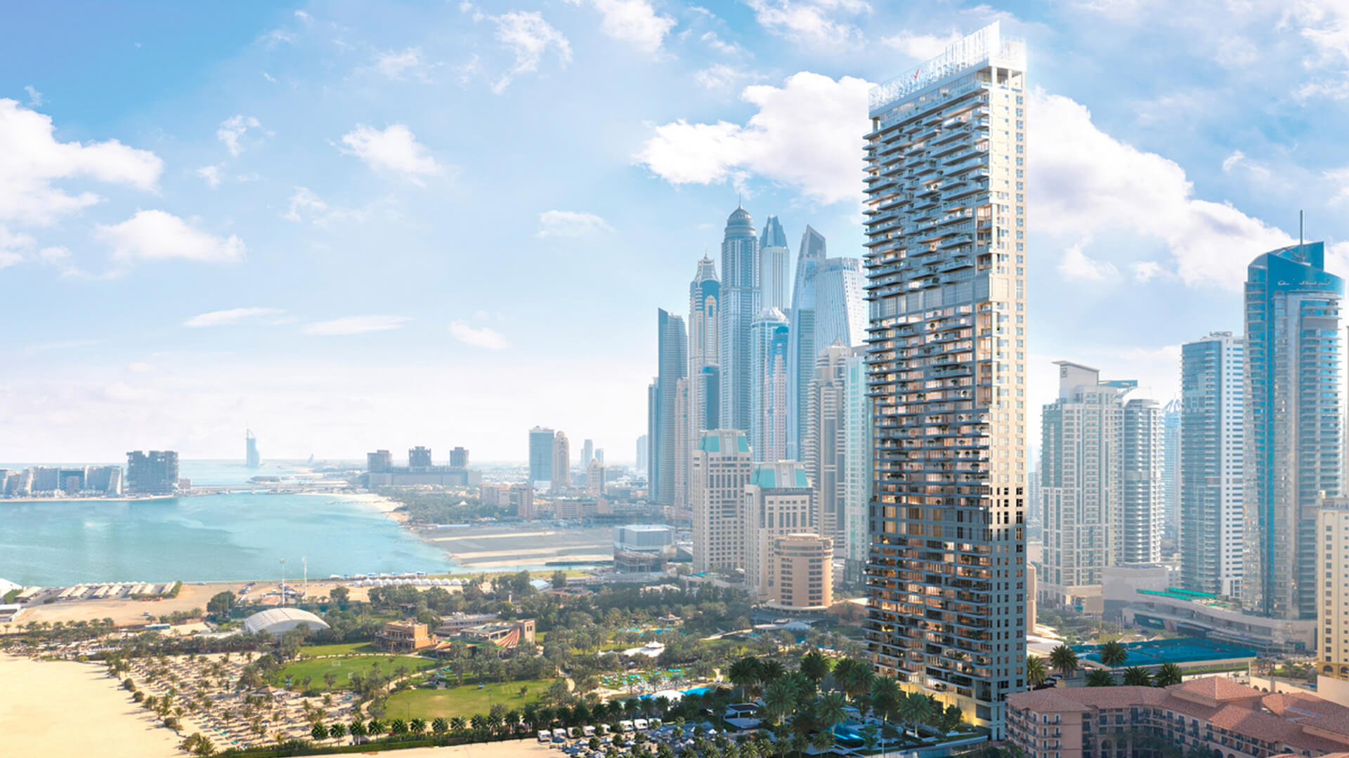 Дубай 1. Dubai Towers JBR. One JBR Dubai. Bellevue Tower 1 Dubai. Район Business Bay в Дубае.