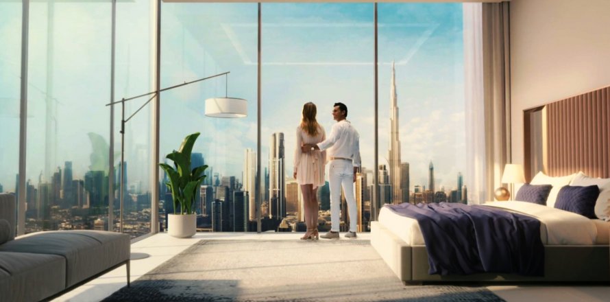阿联酋 Dubai Business Bay 公寓  1 房, 62 平方米 , 编号 47181
