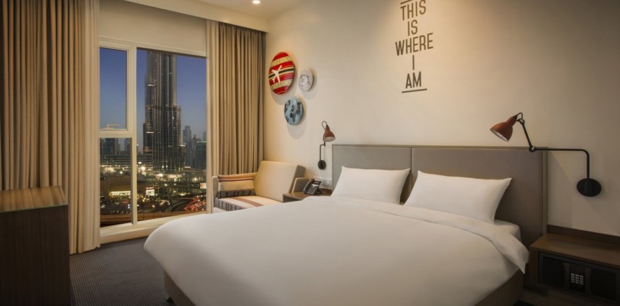 阿联酋 Dubai Downtown Dubai (Downtown Burj Dubai) 公寓 1 卧, 56 平方米 , 编号 46928