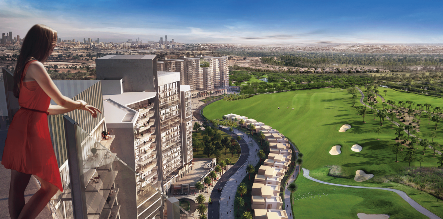 阿联酋 Dubai DAMAC Hills (Akoya by DAMAC) 公寓  1 卧, 75 平方米 , 编号 73834